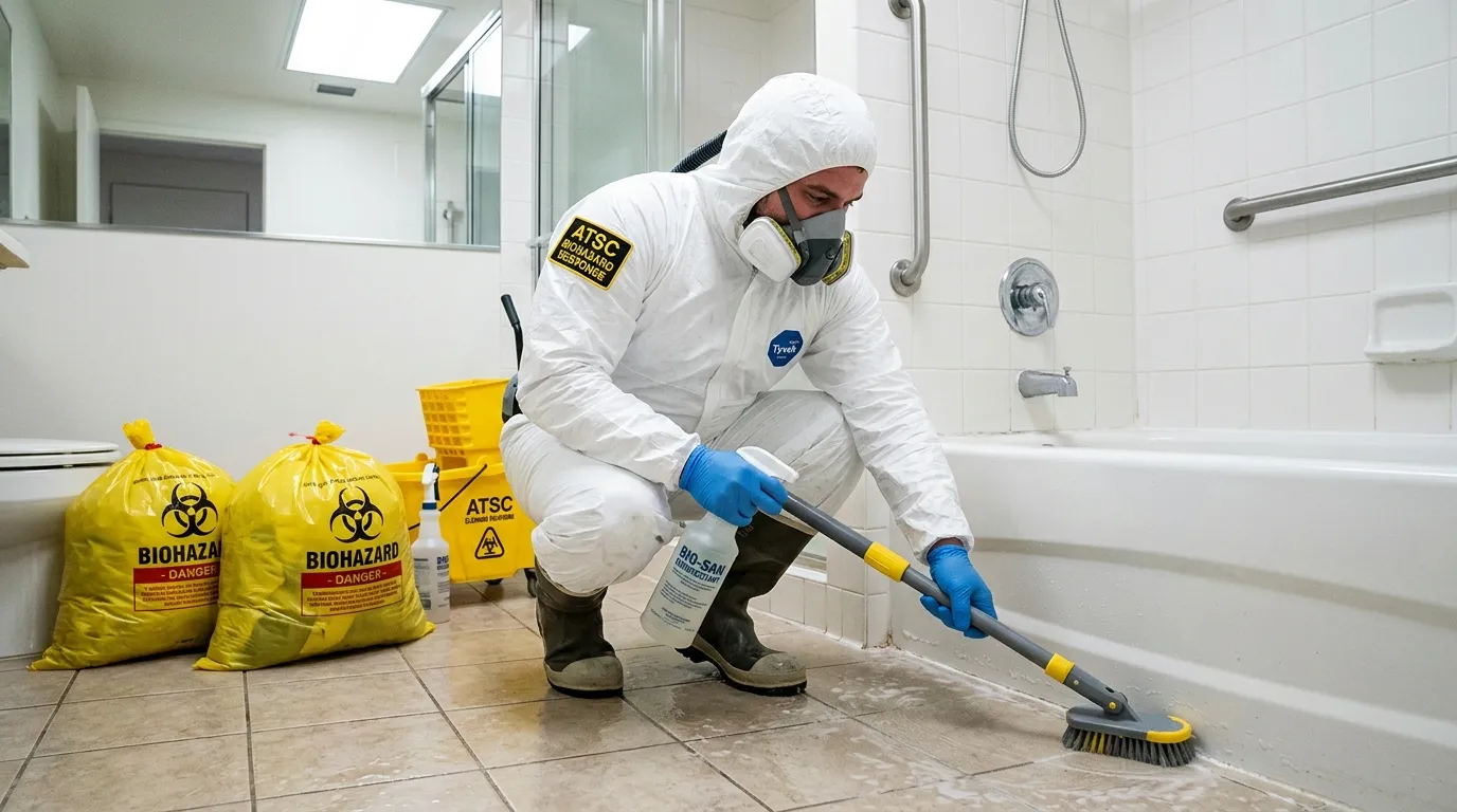 Decontamination equipment deployed for Blood Cleanup in Oberlin